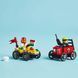 Конструктор LEGO City Піца-авто проти пожежної машини набір для перегонів