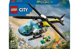 Конструктор LEGO City Гелікоптер аварійно-рятувальної служби 226 деталей (60405)