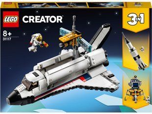 Конструктор LEGO Creator Приключения на космическом шаттле (31117)  , 8+, Creator 3-in-1, Унісекс