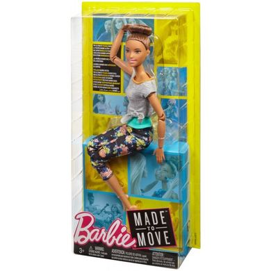 Кукла Barbie "Двигайся как я" (обновл.) Шатенка, 3+, Девочка