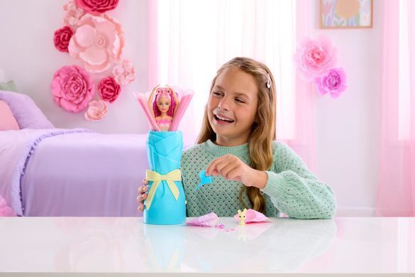 Набір-сюрприз з лялькою Barbie Petal Pop "Рожевий тюльпан"
