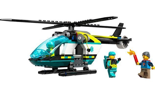 Конструктор LEGO City Гелікоптер аварійно-рятувальної служби 226 деталей (60405)