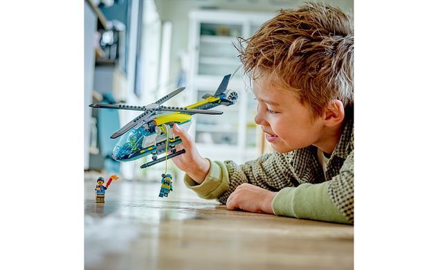Конструктор LEGO City Гелікоптер аварійно-рятувальної служби 226 деталей (60405)