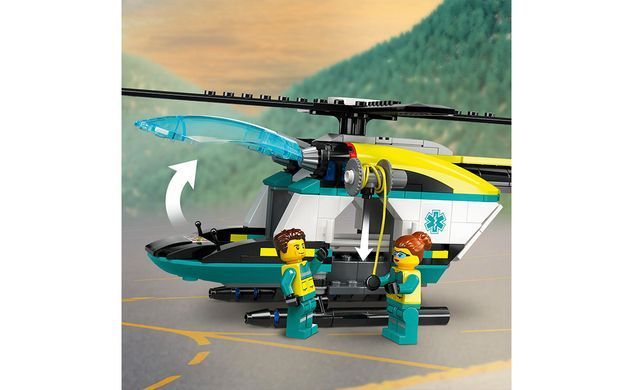 Конструктор LEGO City Гелікоптер аварійно-рятувальної служби 226 деталей (60405)