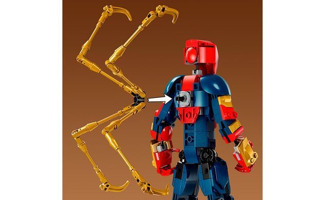 Конструктор LEGO Marvel Фігурка Залізної Людини-павука для складання 303 деталі (76298)