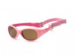Сонцезахисні окуляри дитячі рожеві KOOLSUN серії FLEX, від 3 до 6-ти років, Унісекс