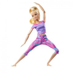 Кукла Barbie серии "Двигайся как я" блондинка, 3+, Девочка