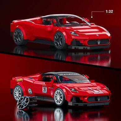 Колекційна машинка-конструктор "Maserati" серії "Speed" Mattel Brick Shop