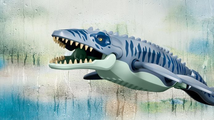 Конструктор LEGO&reg; Jurassic World Напад мозазавра на човен