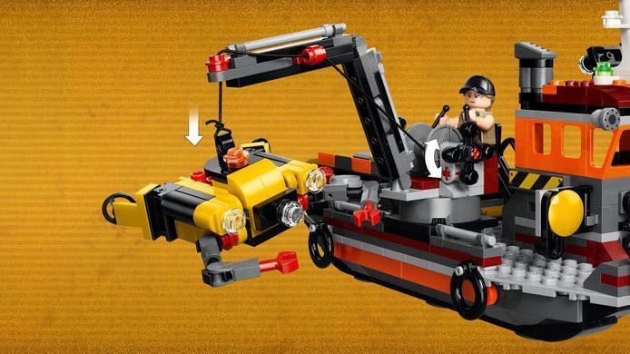 Конструктор LEGO&reg; Jurassic World Напад мозазавра на човен