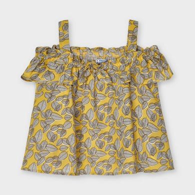 Блузка для девочки на бретельках Mayoral, 7 лет, Девочка, Лето