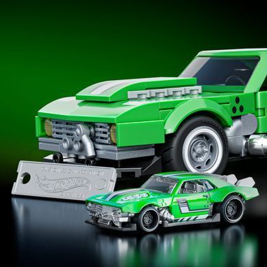 Колекційна машинка-конструктор "Camaro" серії "Speed" Mattel Brick Shop