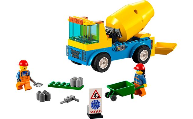 Конструктор LEGO City Вантажівка-бетонозмішувач