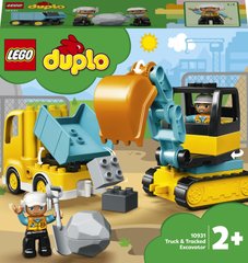Конструктор LEGO DUPLO "Вантажівка та гусеничний екскаватор"