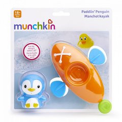 Іграшка для ванної  Munchkin "Пінгвін весляр", 1,5+, Унісекс