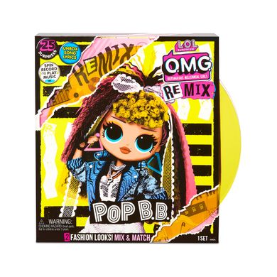 Ігровий набір з лялькою L.O.L. Surprise! серії O.M.G. Remix"- Диско-Леді", 4+, O.M.G. Remix, Дівчинка