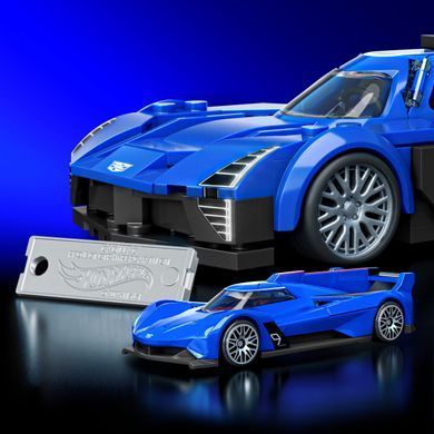 Колекційна машинка-конструктор "Cadillac" серії "Speed" Mattel Brick Shop