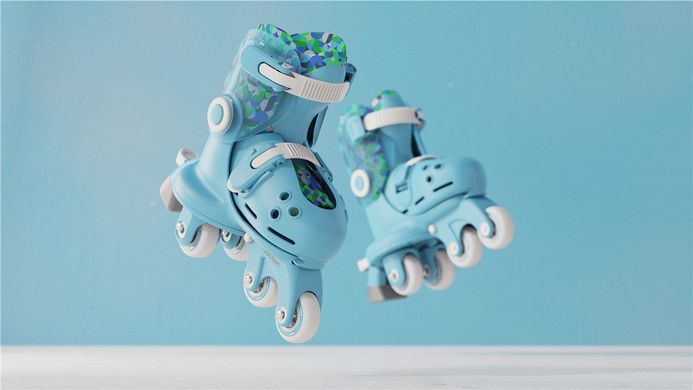 Роликові ковзани Yvolution Switch Skates блакитні