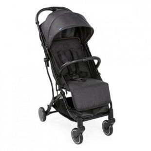 Дитяча прогулянкова коляска від Chicco Trolley Me Чорна (79865.85), Темно-сірий, від народження, Прогулянкові коляски