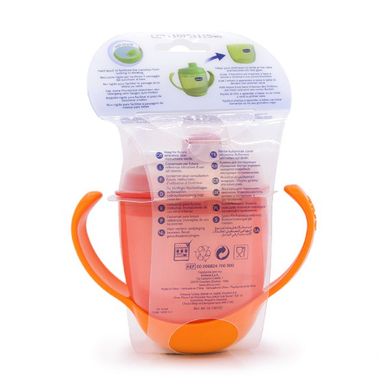 Чашка-непроливайка Chicco - Meal Cup 180 мл, 12 м+, Красный, 180 мл, 1+, Пластик