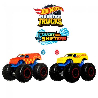 Машинка-внедорожник "Измени цвет" серии "Monster Trucks" Hot Wheels (в асс.)